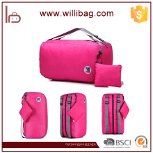 Hombro multifuncional y mochila Bolsa de almacenamiento plegable de viaje usado